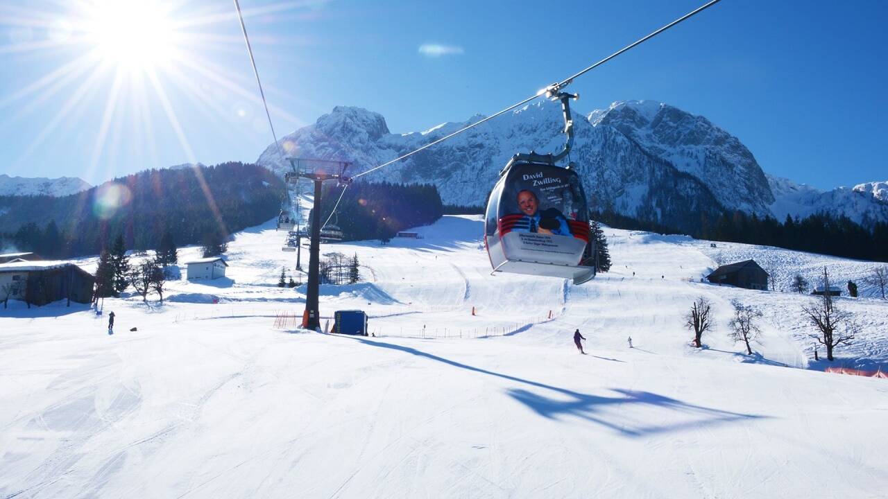 Auch auf dem Karkogel herrschen noch beste Bedingungen. 