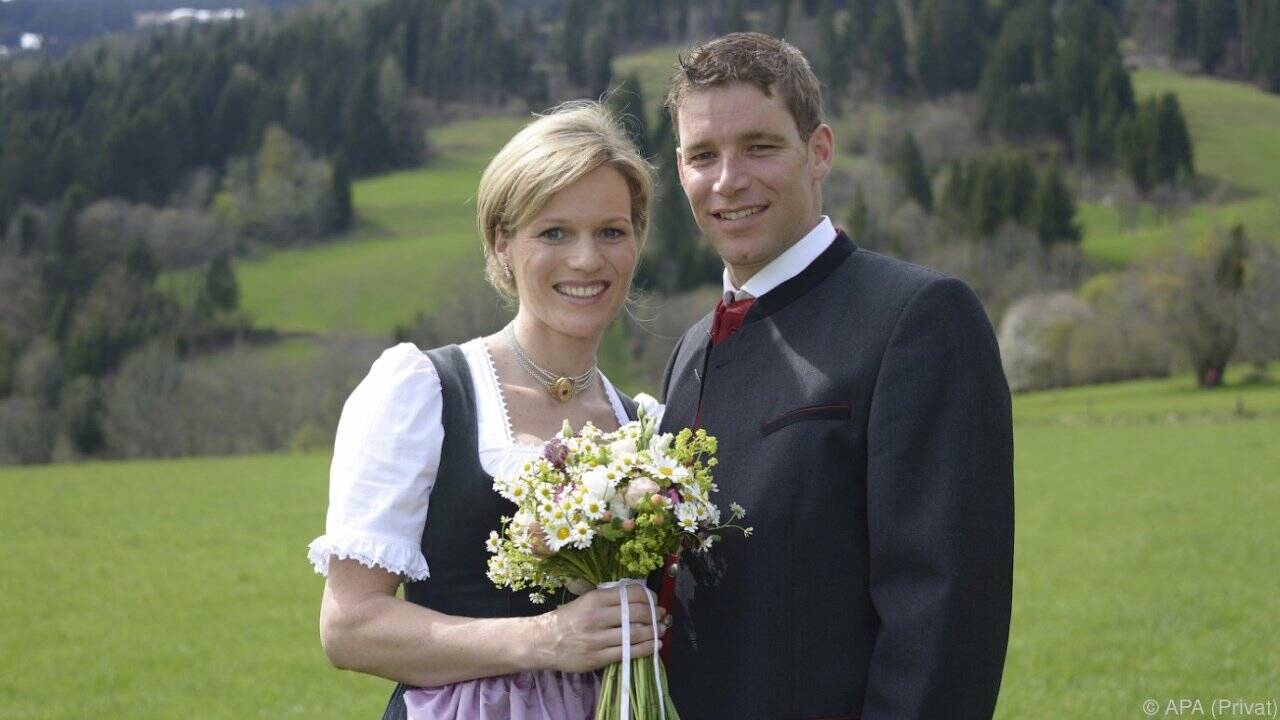 Marlies Schild und Benjamin Raich haben geheiratet