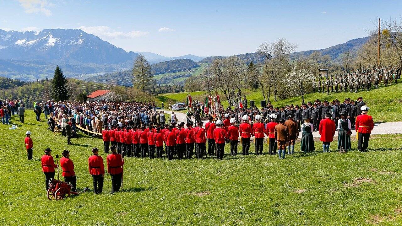 Adnet gedachte dem Ende des Zweiten Weltkriegs