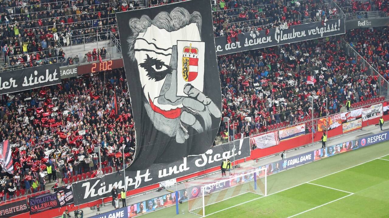Salzburg-Fans. 
