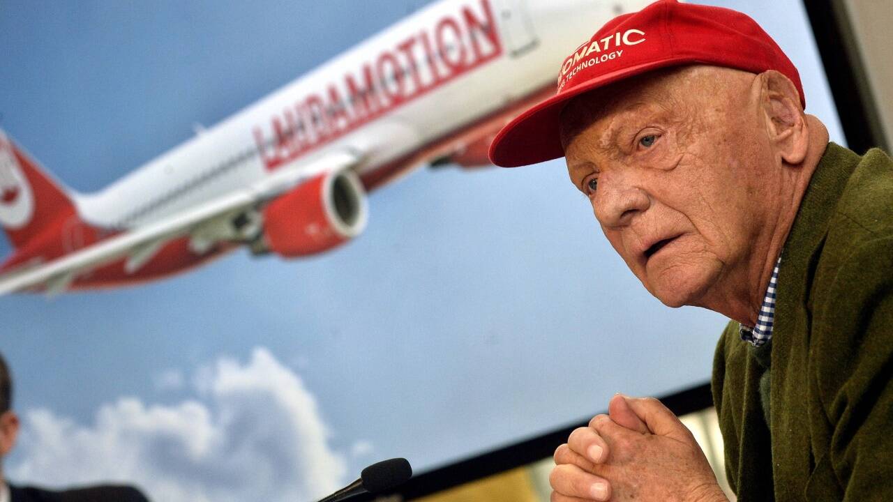 Niki Lauda bleibt an Bord von Laudamotion.  