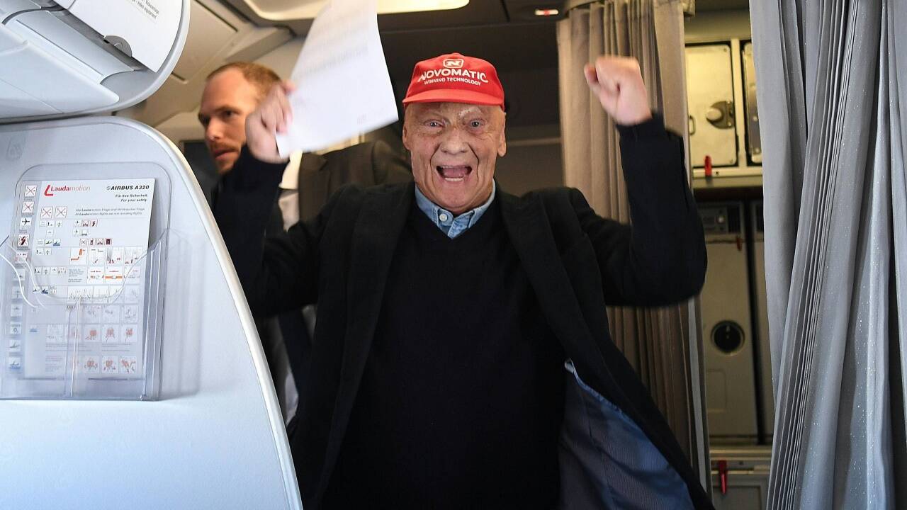 Niki Lauda bleibt an Bord von Laudamotion.  