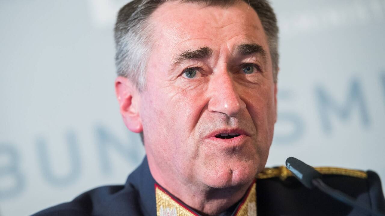 Bundeskriminalamts-Direktor Franz Lang während der Präsentation der polizeilichen Kriminalstatistik 2017. 