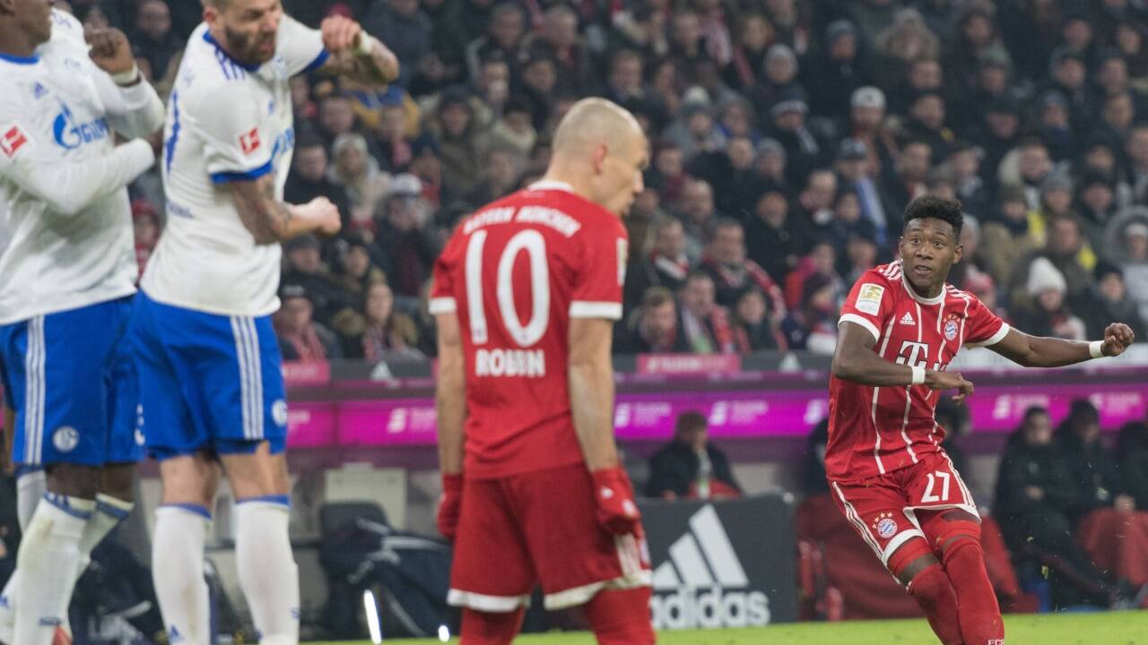 Bayern gegen Schalke – mit den ÖFB-Kickern Alaba und Burgstaller – war eines der beiden Spiele, die Servus TV zeigte. 