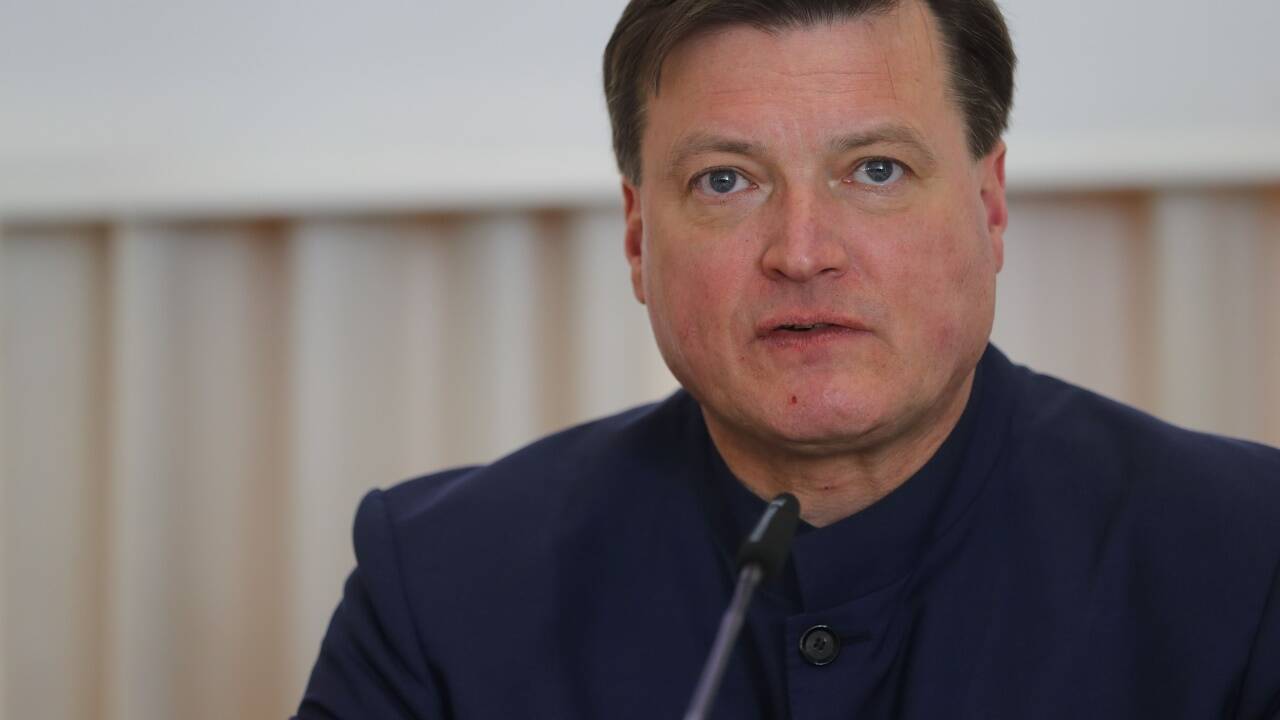 Christian Thielemann, der künstlerische Leiter der Osterfestspiele, bei der Pressekonferenz am Palmsonntag.  