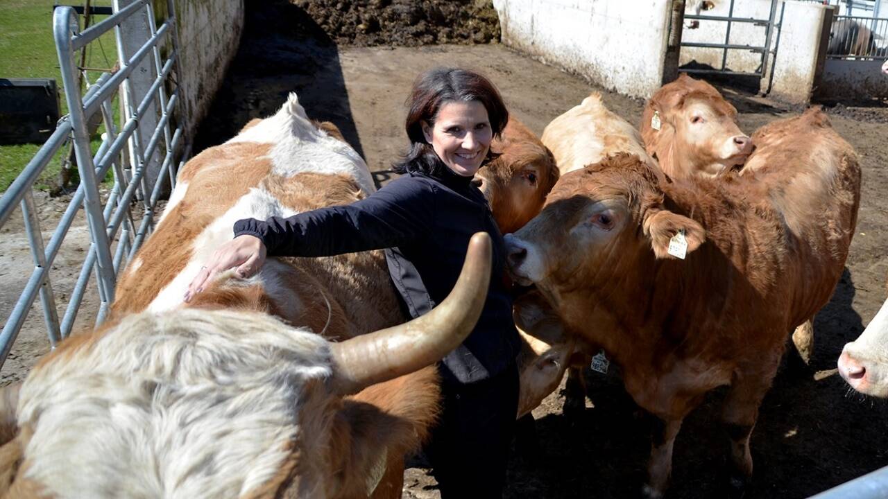 „Das Sozialgefüge in der Herde können die Kühe nur ausleben, wenn sie sich frei bewegen“, sagt Bäuerin Michaela Starka, die jetzt in den Vorstand von Bio Austria gewählt wurde.  