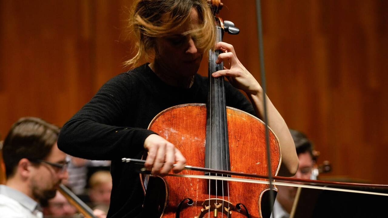 Cellistin Sol Gabetta. 