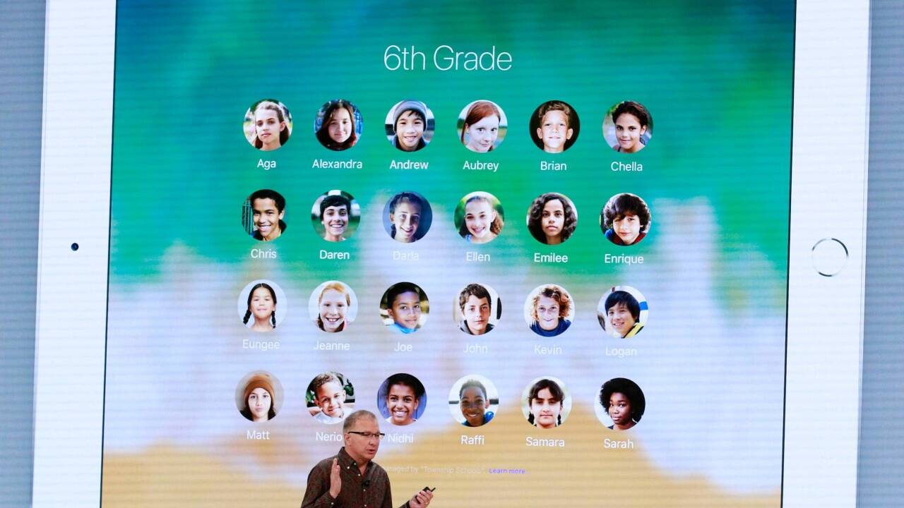Impressionen der Apple-Präsentation. 