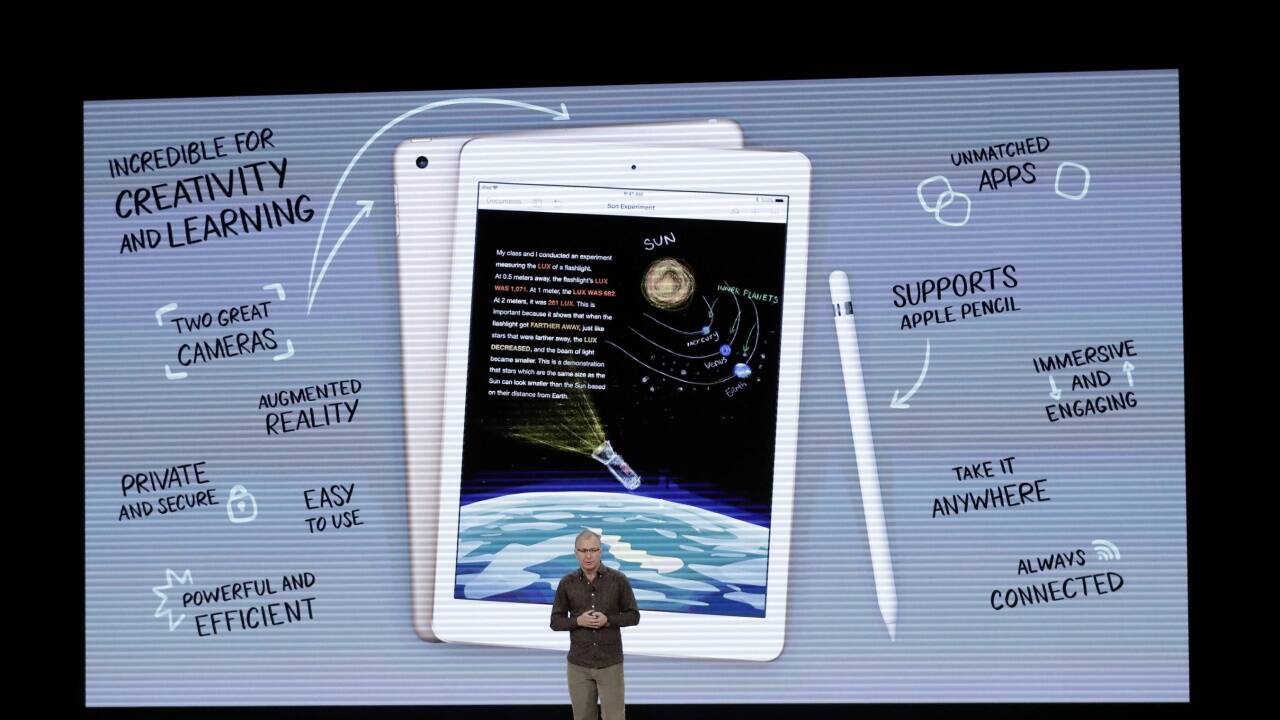 Impressionen der Apple-Präsentation. 