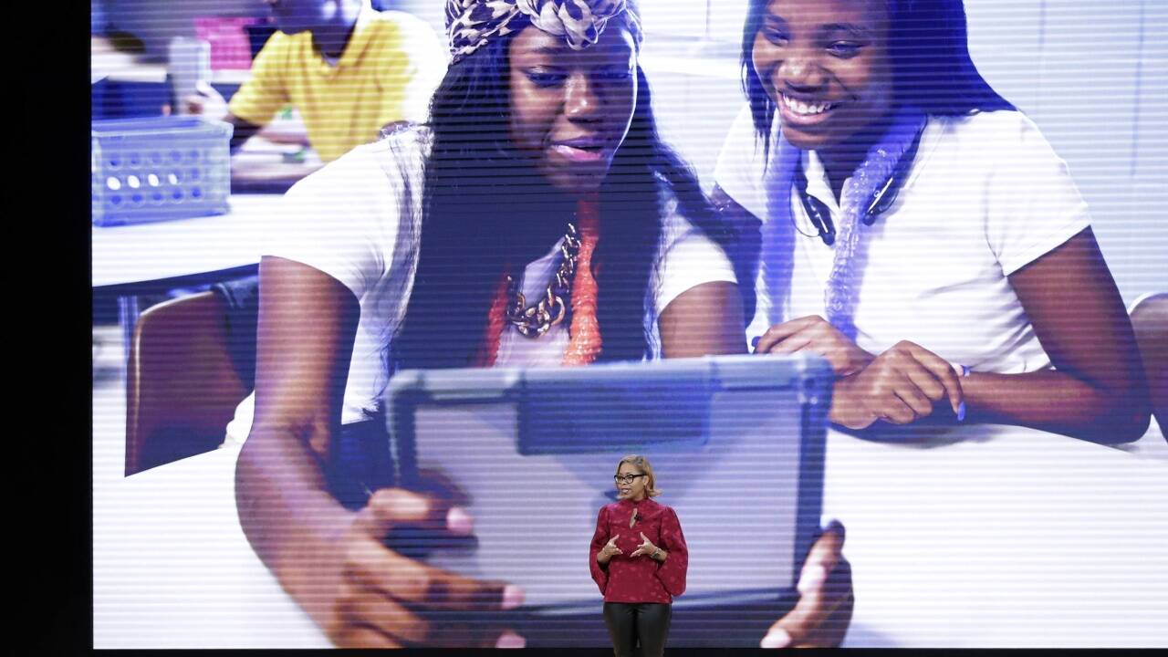 Impressionen der Apple-Präsentation. 