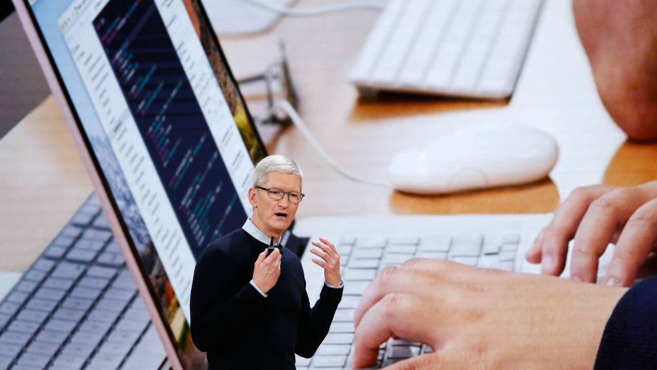 Impressionen der Apple-Präsentation. 