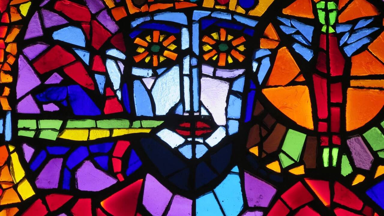 „Christus, König in Ewigkeit“ von Alfred Wickenburg. 