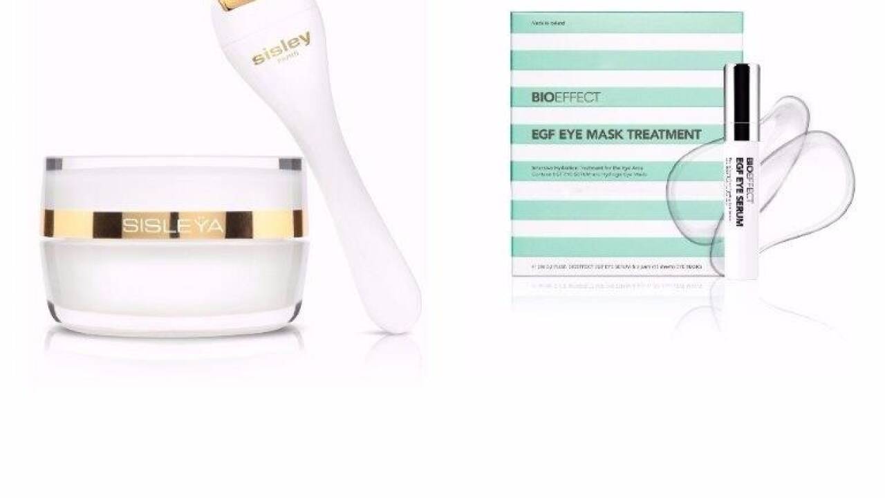 Alltagsstress, Überbelastung durch Sonne und andere Faktoren haben direkten Einfluss auf den empfindlichen Bereich der Augenkontur. Sisley bietet mit „Sisleÿa L'integral Anti-Age Creme Contour Des Yeux“ eine Pflege, die die sichtbaren Zeichen der Hautalterung bekämpfen will. Die Augenpflege kombiniert Akazien- und Lindera-Extrakte mit einem Hefe- und Sojaprotein-Komplex, um die natürliche Regeneration der Haut zu unterstützen, Fältchen sowie feine Linien zu reduzieren und die gesamte Partie zu festigen. Spezielle, auf Pflanzen basierende Schlüsselwirkstoffe – darunter Atlas-Cedar-Extrakt und Granatapfel-Fermentations-Extrakt – bekämpfen dunkle Augenringe, Passionsfrucht-Extrakt wirkt Schwellungen entgegen. Das „EGF Eye Mask Treatment“ von Bioeffect verwandelt eine gestresst oder müde wirkende Augenpartie innerhalb von 15 Minuten. Der hoch dosierte Zellaktivator EGF regt die Regenerationskraft der Hautzellen langfristig an und erzielt so einen nachgewiesenen Verjüngungseffekt. Hyaluronsäure und Gerstenextrakt wirken als Feuchtigkeitsbooster, die die Haut sofort entspannen, über Stunden erfrischen und Schwellungen reduzieren. Durch die transparenten Hydrogel-Pads wird das Serum besonders gut von der Haut aufgenommen. EGF bedeutet Epidermal Growth Factor und ist ein hauteigener Wachstumsfaktor, dessen Entdeckung 1986 mit dem Nobelpreis für Medizin ausgezeichnet wurde. Dem isländischen Forscherteam von Bioffect ist es gelungen, EGF besonders rein, stabil und hochwertig in Gerstenpflanzen zu reproduzieren – ein echter Durchbruch in der Anti-Aging-Pflege. 