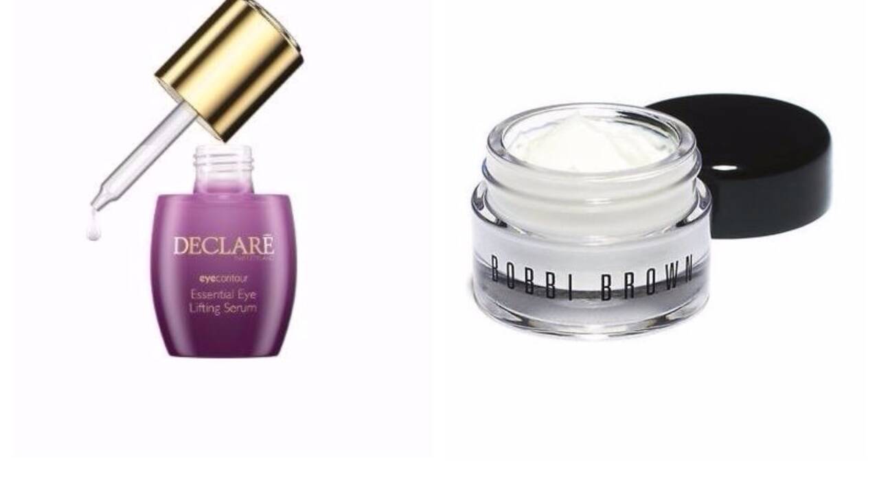Das „Eye Contour Essential Eye Lifting Serum“ von Declaré mit dem Declaré-src-complex versorgt die zarte Haut um die Augen sofort und intensiv mit Feuchtigkeit und wirkt gegen eine müde, erschlaffte Augenpartie. Das Erscheinungsbild von Linien, Fältchen und Augenringen wird gemildert und Schwellungen vorgebeugt. Verantwortlich dafür sind pflanzliche Wirk- und Inhaltsstoffe wie Persischer Seidenbaum, Sigesbeckia Orientalis, Centalla Asiatica, Mäusedorn und Ringelblume, die in Verbindung mit Hyaluronsäure und Pentavitin, Bio Strukturine, Bio Sensiline sowie Ectoin für einen sofort sichtbaren und späteren Langzeiteffekt sorgen. Die „Extra Eye Repair Cream“ von Bobbi Brown ist eine reichhaltige, hochkonzentrierte Augenpflege, die die Augenpartie sichtbar belebt. Dafür sorgt eine ausgewogene Zusammensetzung von Peptiden, pflanzlichen Wirkstoffen und feuchtigkeitsspenden Inhaltsstoffen. Der Extra Repair Complex vereint Gärstoffe des Muskatellersalbeis mit Argireline und bekämpft so den Hautalterungsprozess auf zwei Ebenen: Er kurbelt die hauteigene Kollagenproduktion an und stärkt die natürliche Feuchtigkeitsbarriere gegen Feuchtigkeitsverlust. Feine Linien und Fältchen sowie Augenschatten, Schwellungen und Trockenheit werden sichtbar reduziert. 