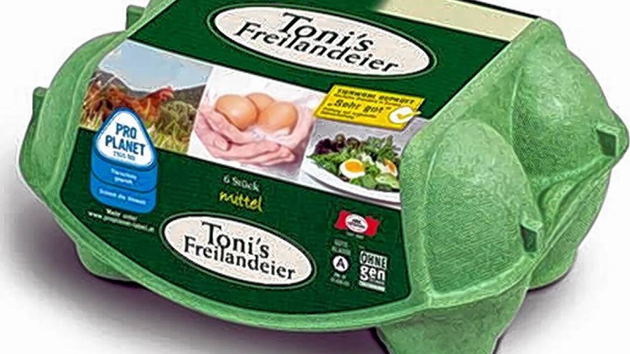 Toni’s Freilandeier – die Marke gehört nun dem Rewe-Konzern. 