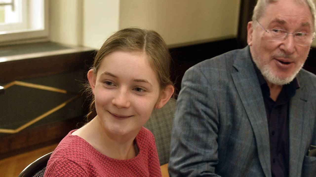 Alma Deutscher und der 75-jährige HK Gruber 