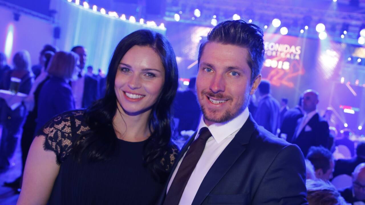 Das Siegerduo 2018: Anna Veith und Marcel Hirscher. Das Siegerduo 2018: Anna Veith und Marcel Hirscher.