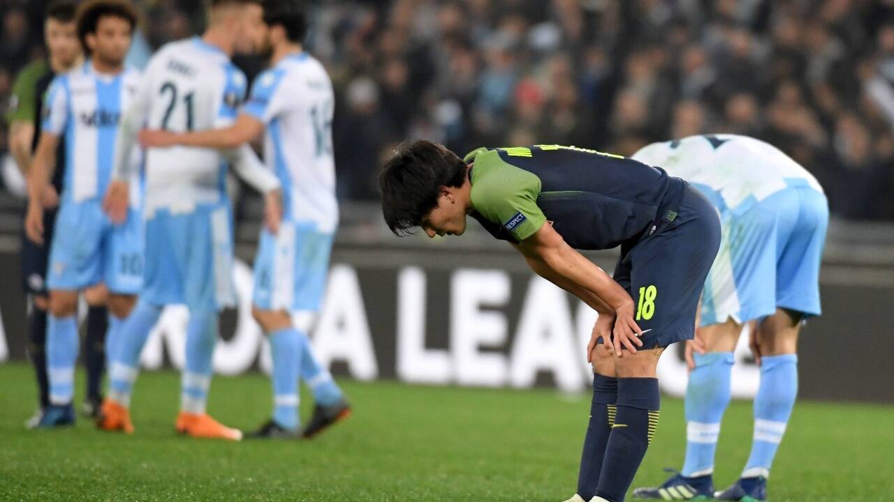 Enttäuschung bei Takumi Minamino (RBS) am Spielende 