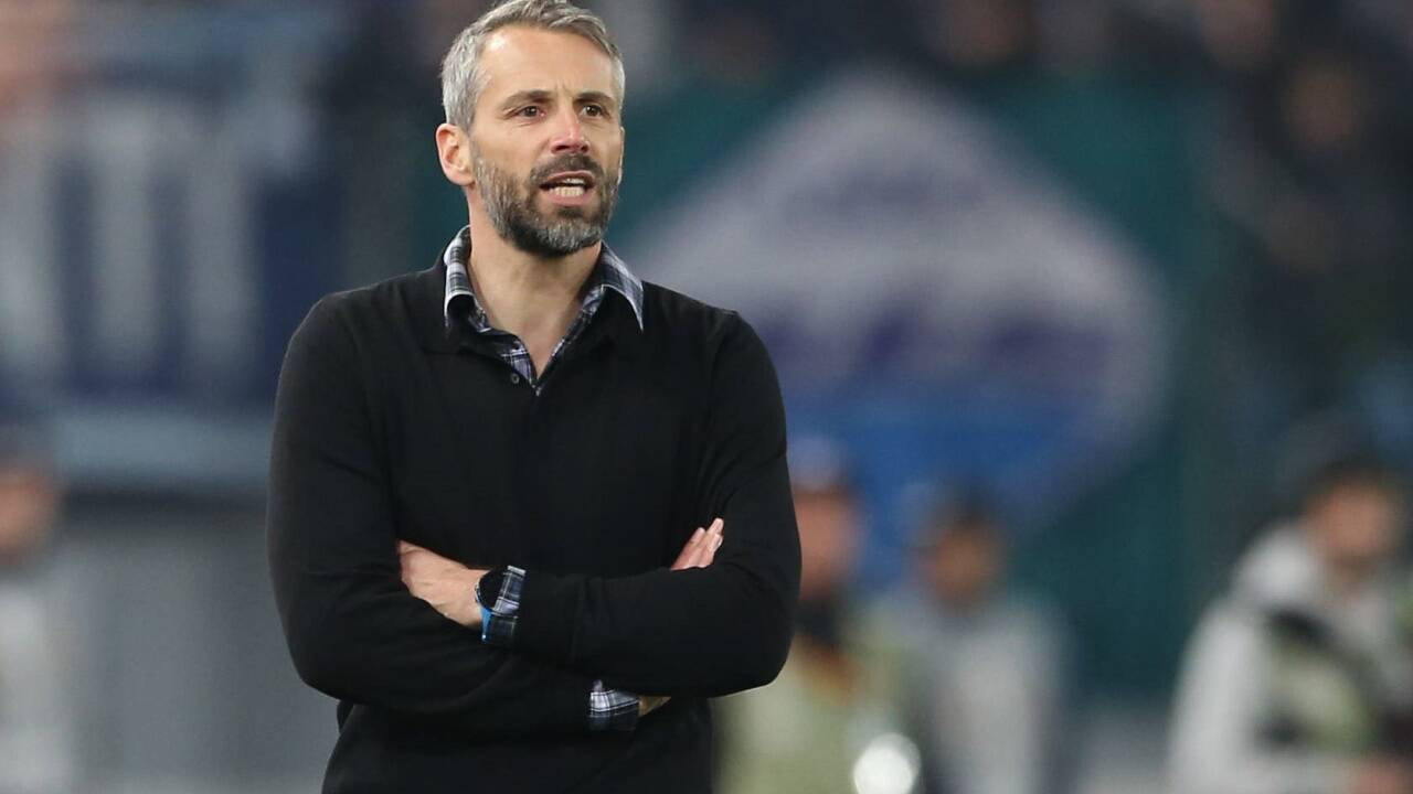 Bullen-Coach Marco Rose nach der 2:4-Niederlage seiner Mannschaft in Rom. 