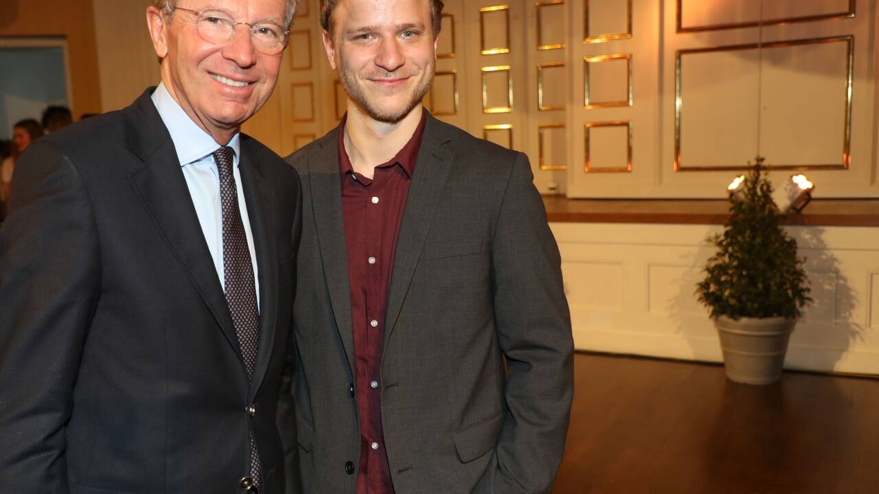 Wilfried Haslauer und Adrian Goiginger. 