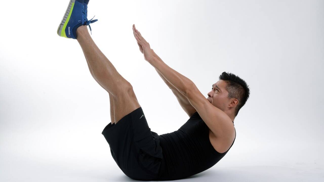 Beim Piloxing-Workout kommen viele Pilates Übungen zum Einsatz.  Beim Piloxing-Workout kommen viele Pilates Übungen zum Einsatz.