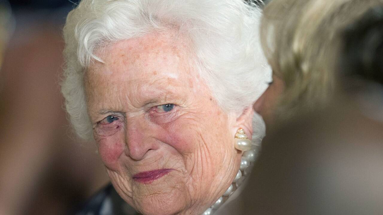 Barbara Bush auf einem Archivbild aus dem Jahr 2013.  Barbara Bush auf einem Archivbild aus dem Jahr 2013.