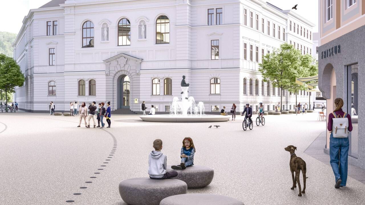 So soll der Kajetanerplatz aussehen. 
