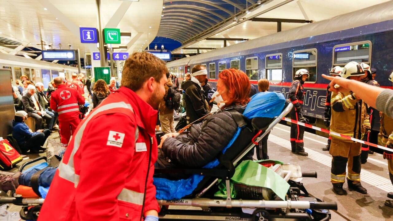 Das Zugunglück ereignete sich in den frühen Morgenstunden. 