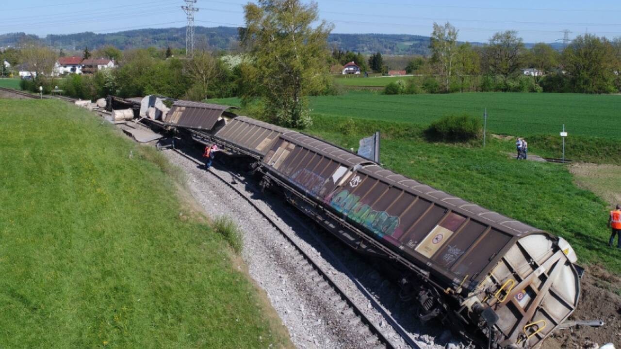 Nach 30 Kilometern entgleisten die Waggons 