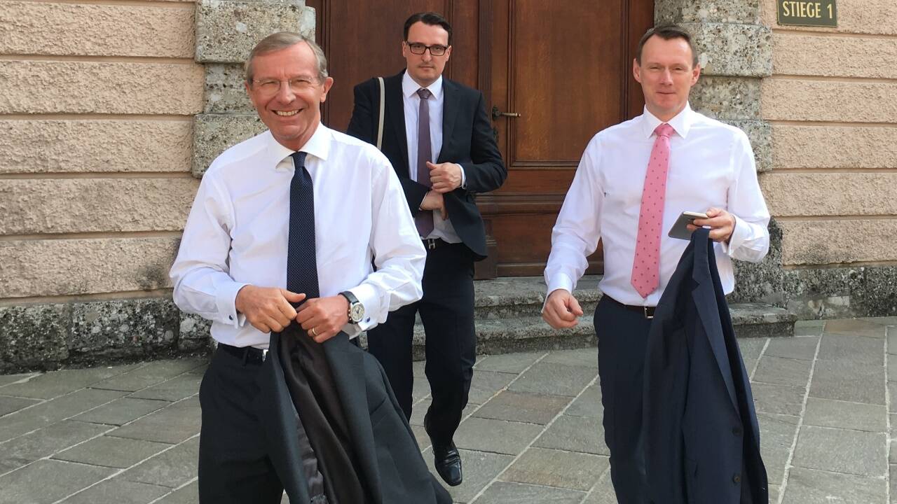 Freude bei Landeshauptmann Wilfried Haslauer.  
