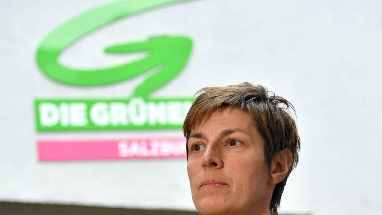 Die Salzburger LHStv. Astrid Rössler (Grüne) nach dem Landesvorstand der Grünen am Montag, 23. April 2018, in Salzburg. 