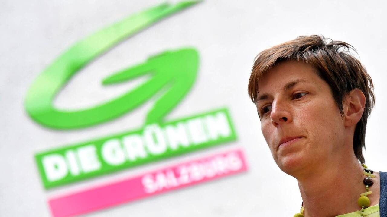 Die Salzburger LHStv. Astrid Rössler (Grüne) nach dem Landesvorstand der Grünen am Montag, 23. April 2018, in Salzburg. 
