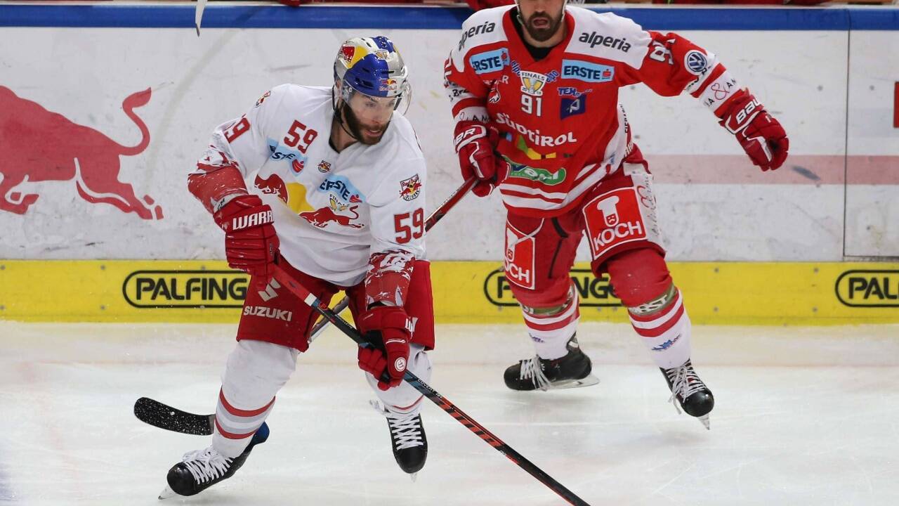 Julien Brouillette (vorn) verlässt die Red Bulls nach einem Jahr und wird Farmer.  Julien Brouillette (vorn) verlässt die Red Bulls nach einem Jahr und wird Farmer.