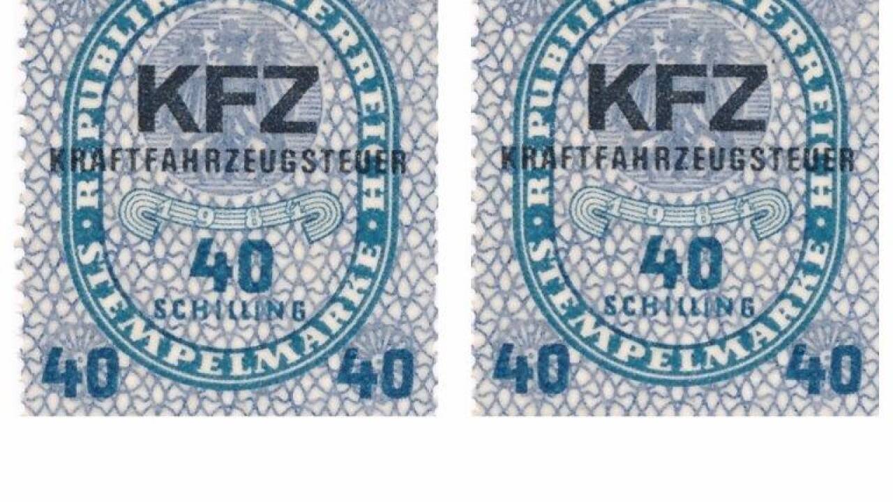 <strong>1993:</strong> Die bisherige Form der Einhebung der Kfz-Steuer, das Kleben von Stempelmarken, wird durch eine „Versicherungssteuer II“ ersetzt und direkt über die Versicherungen abgerechnet. 