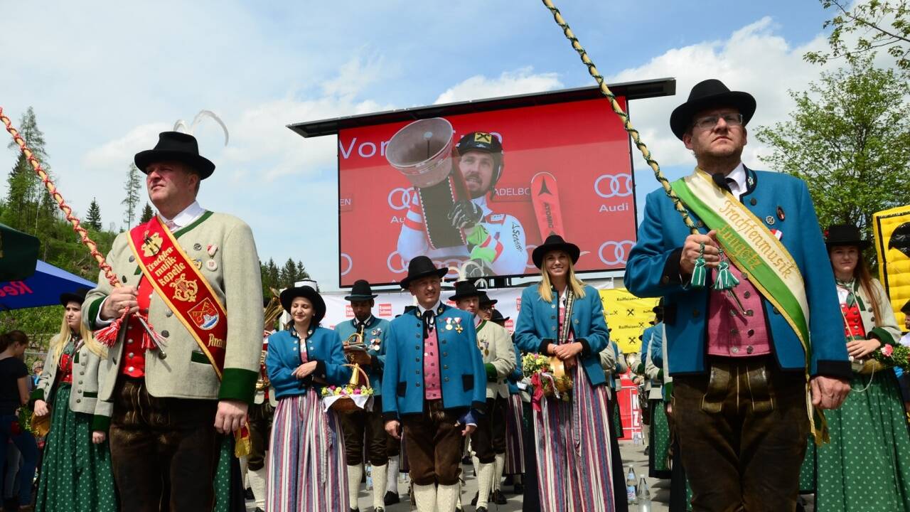 Empfang für Marcel Hirscher.  Empfang für Marcel Hirscher.