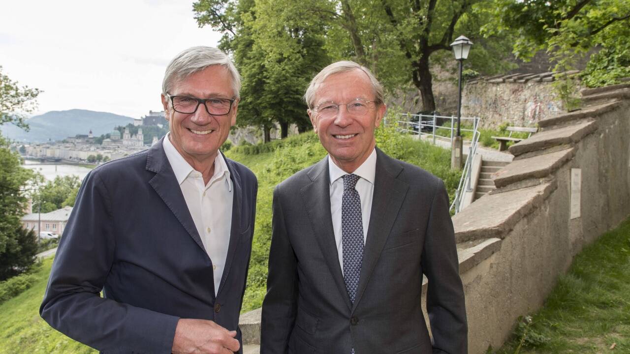 LH Wilfried Haslauer und Bürgermeister Harry Preuner unterstützen das Projekt.  