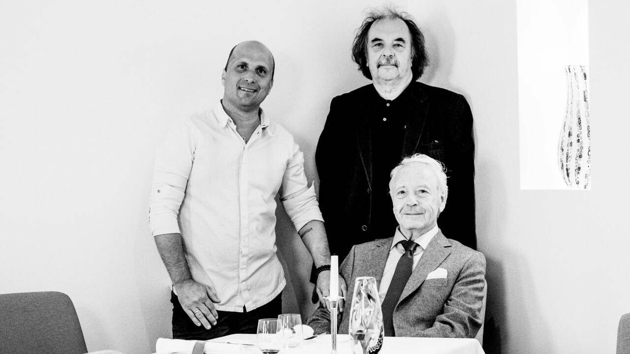 Die Experten unserer Architektur-Kulinarium-Serie (v. l): Emanuel Weyringer, Robert Wimmer und Karl Eschlböch. Zum Abschluss wurde Le Corbusier kulinarisch unter die Lupe genommen. 