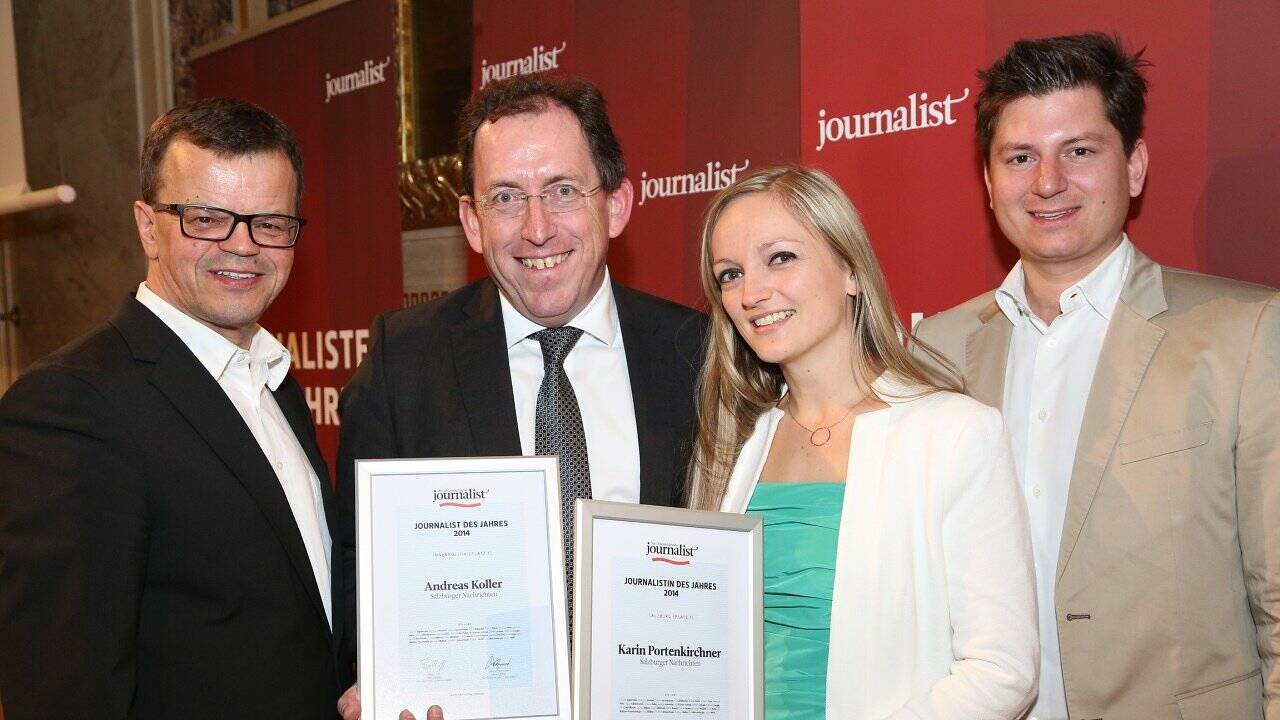 "Journalisten des Jahres 2014": Auszeichnung für die SN