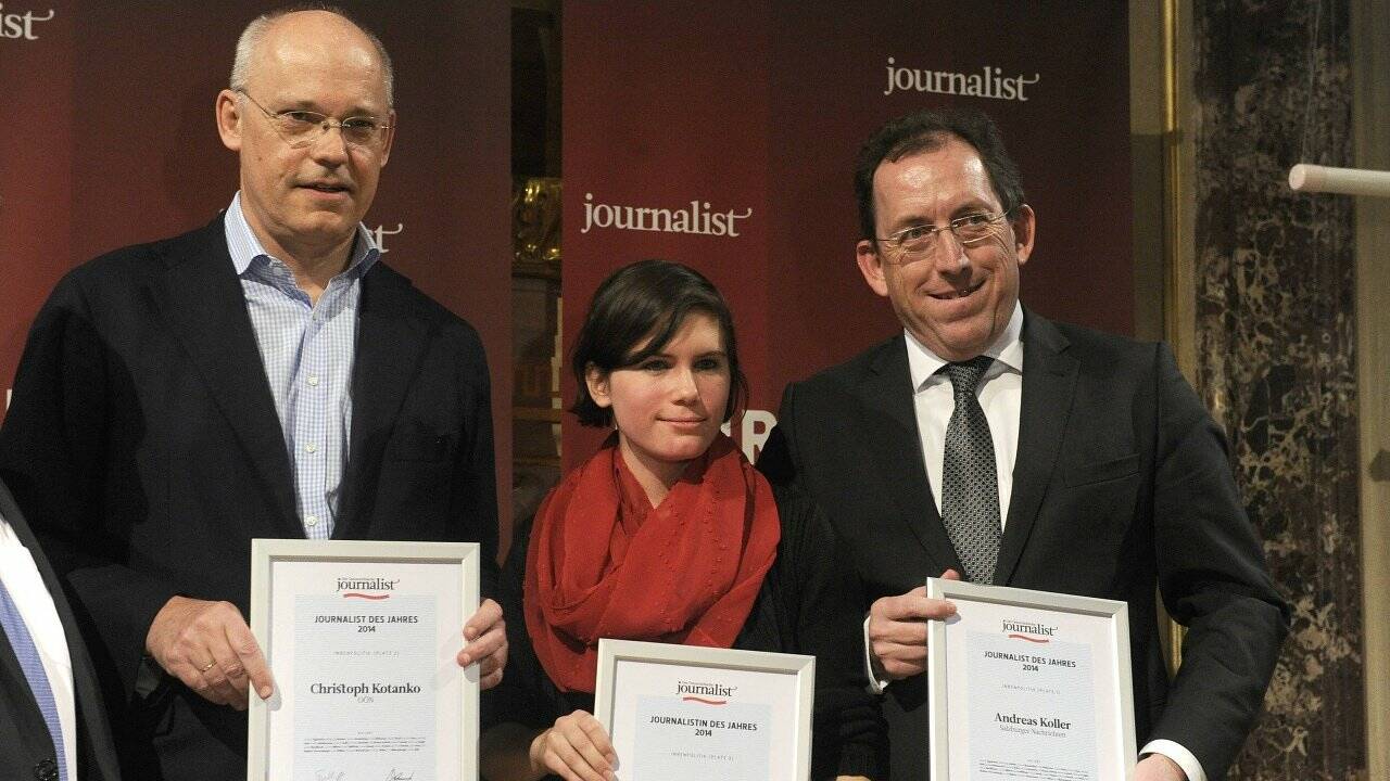 "Journalisten des Jahres 2014": Auszeichnung für die SN