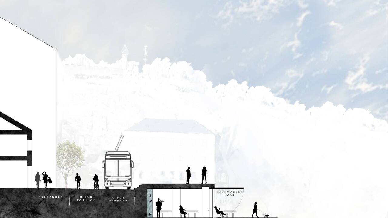 Neue Ideen für den Flussraum Salzach von Lukas Ployer und Horst Lechner. 