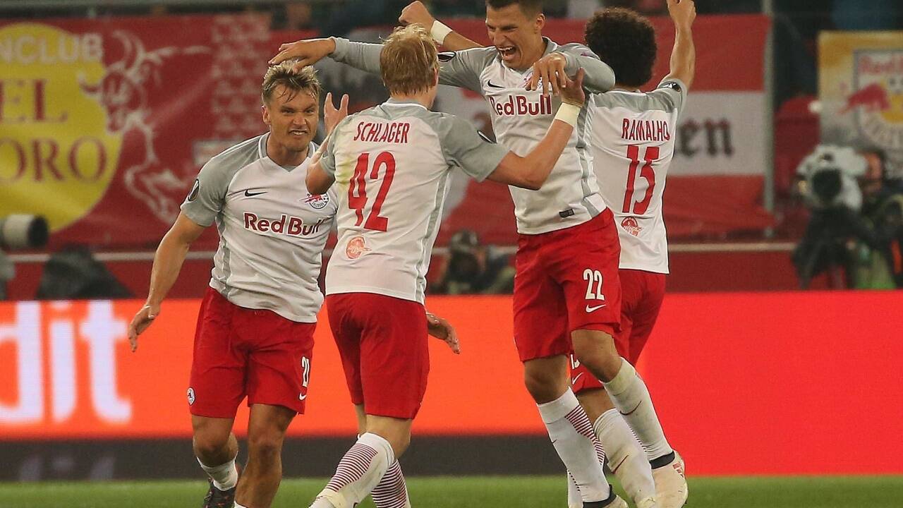 Salzburg sah nach dem 2:0 wie der Aufsteiger aus.  