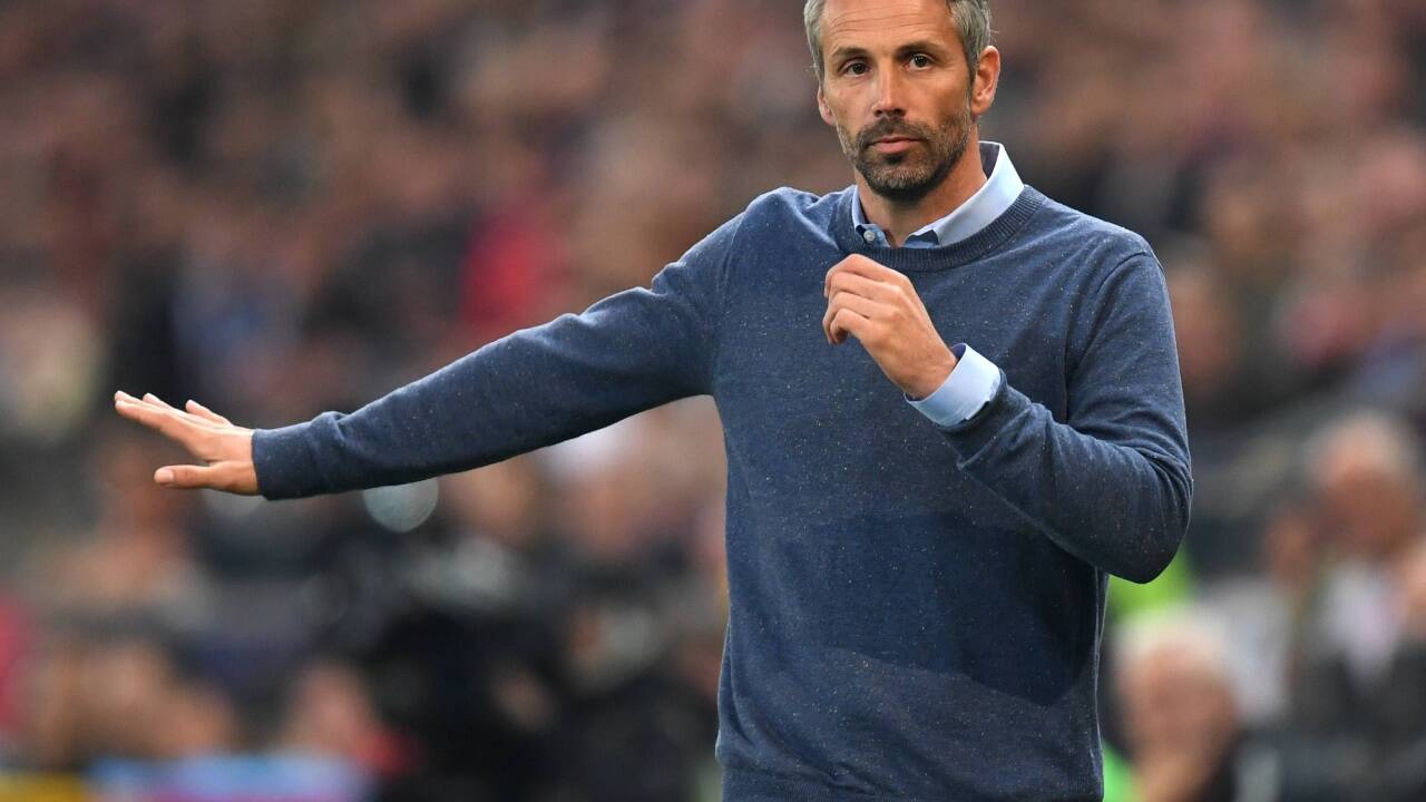 Trainer Marco Rose. 
