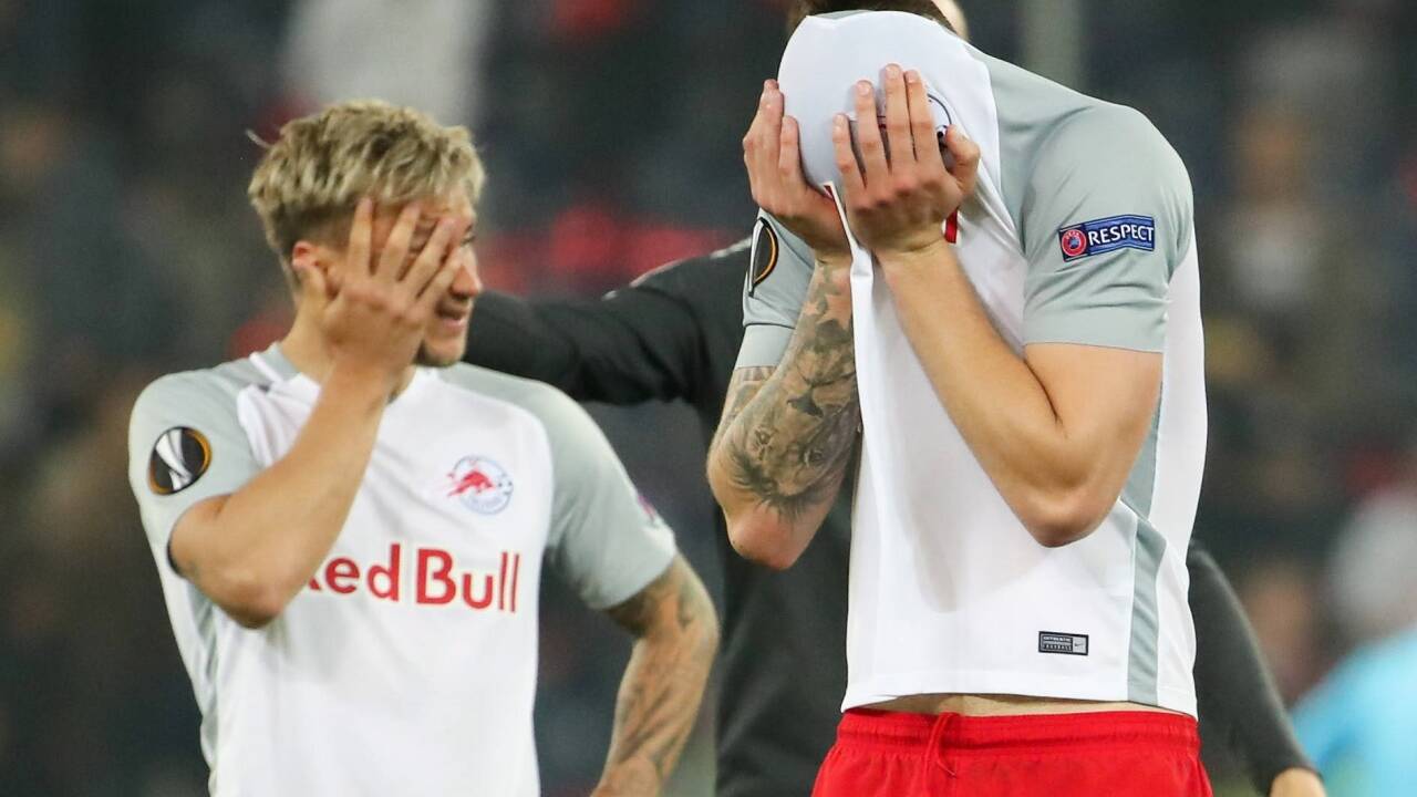 Duje Caleta-Car (re.) und Fredrik Gulbrandsen konnten ihre Tränen nicht zurück halten. 