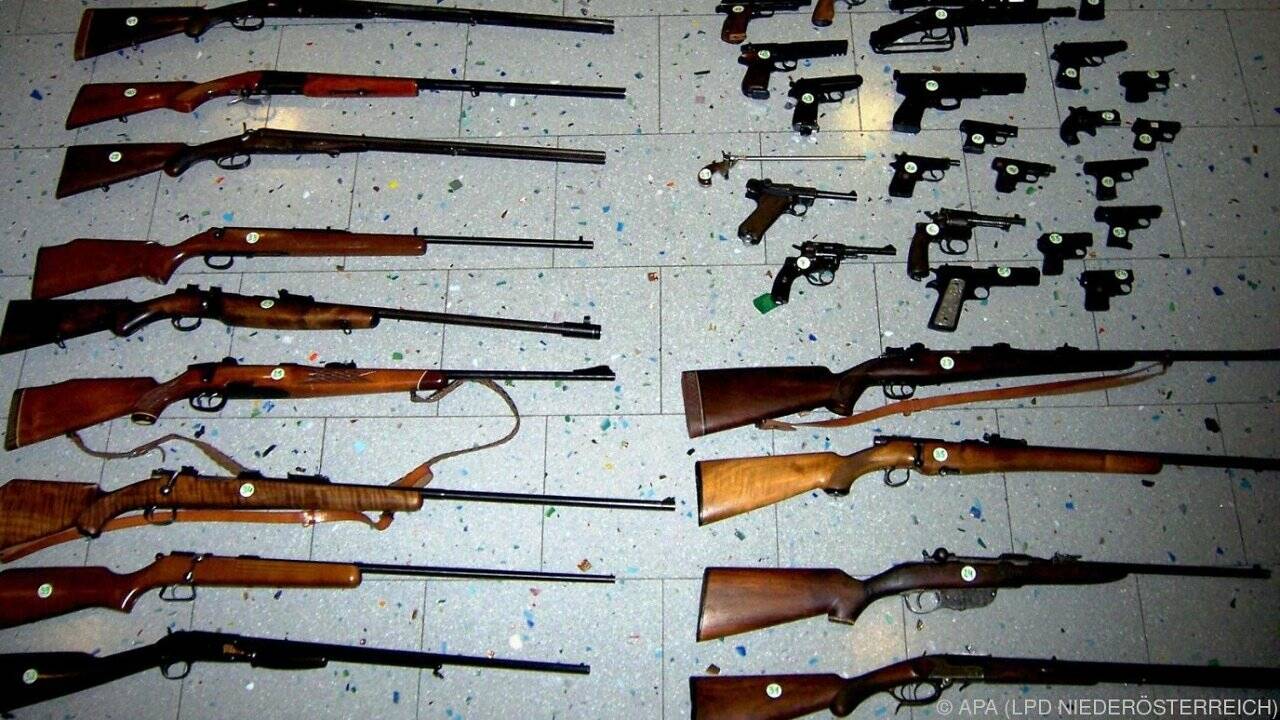 Waffen- und Munitionslager im Weinviertel entdeckt