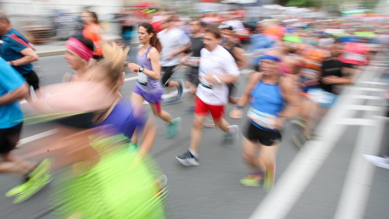 Bilder vom Salzburg-Marathon.  