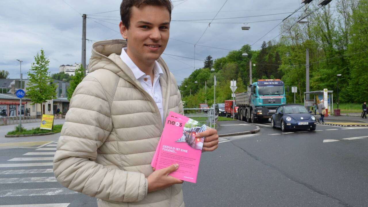 Lukas Rößlhuber wird der jüngste Klubchef in der Geschichte der Stadt Salzburg sein.  
