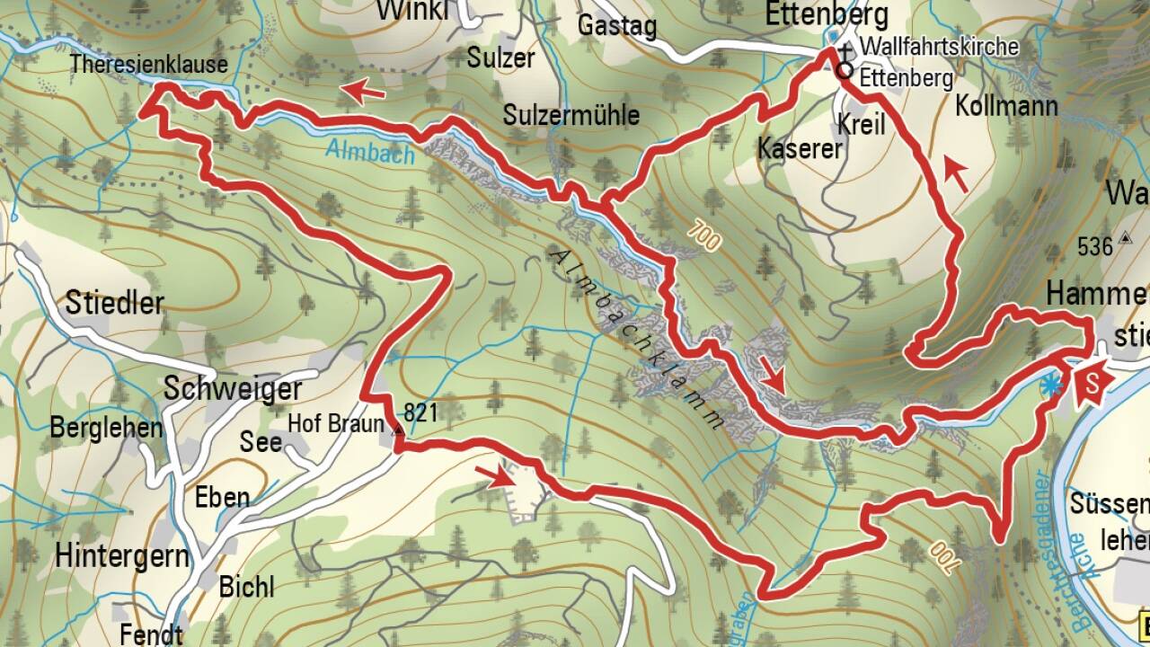 Maria Ettenberg und der Untersberg mit Hut. Das Wetter bleibt also gut.  