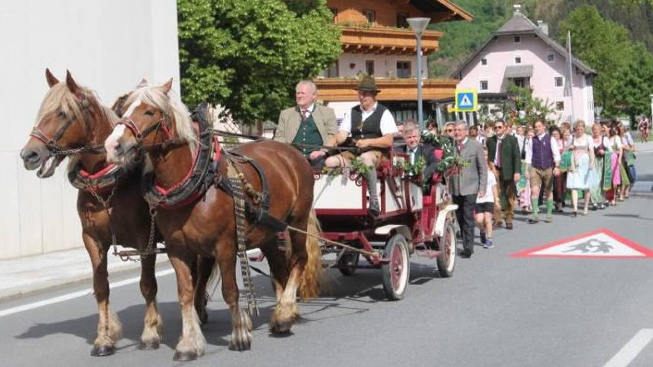 In Maishofen wurde auch eingespannt. 