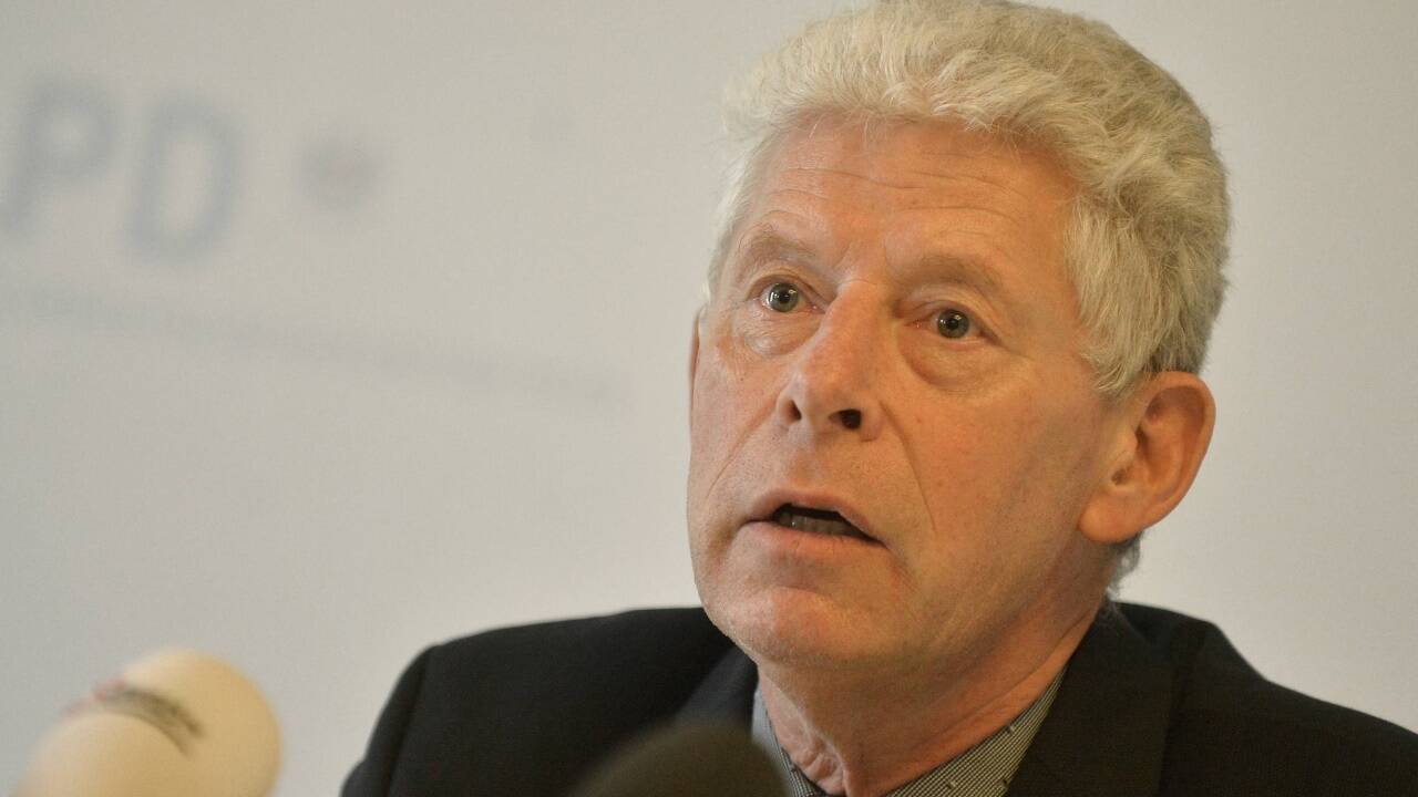 Michael Lepuschitz während der Pressekonferenz anl. ' Kinderleiche in Mistkübel in Wien Döbling' am Dienstag, 15. Mai 2018, in Wien.  