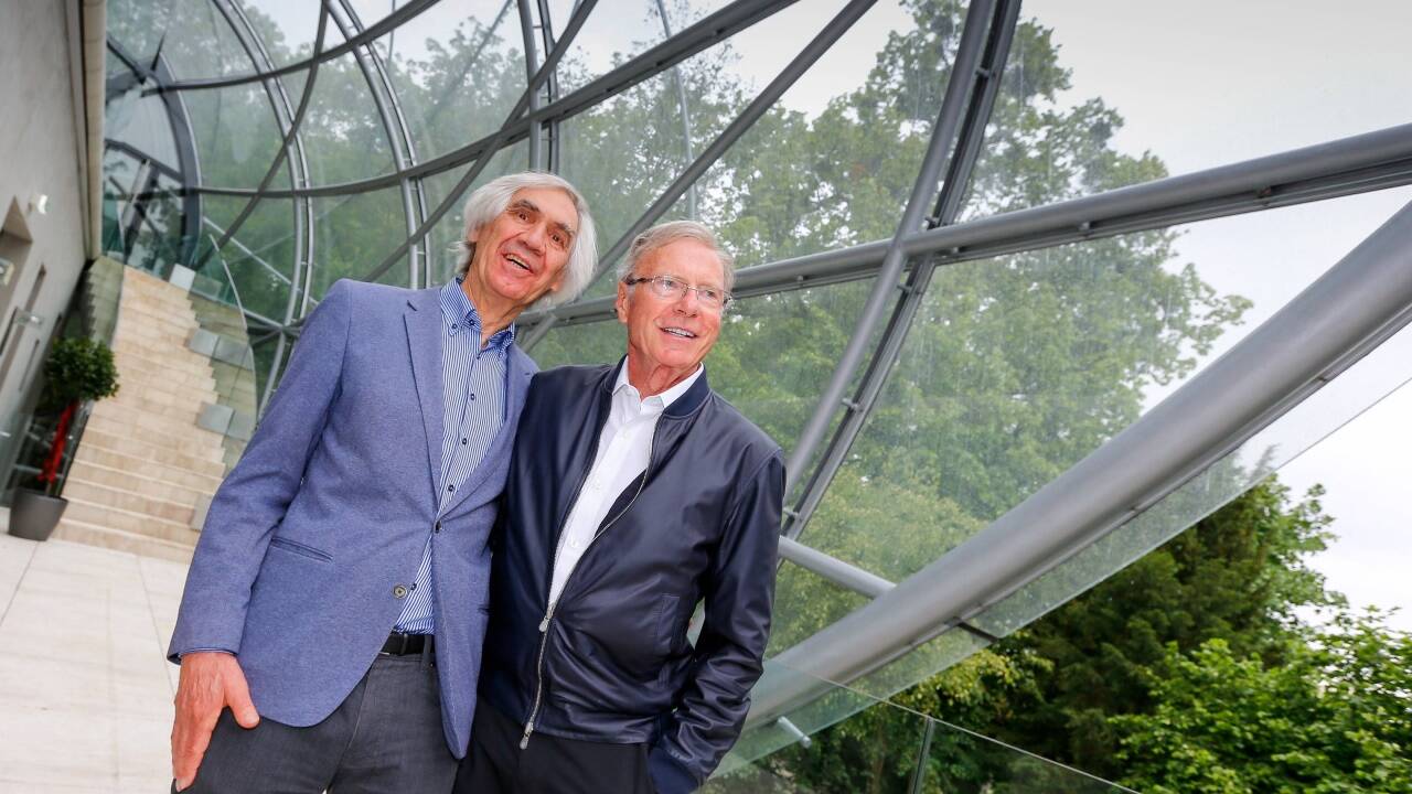 Architekt Volkmar Burgstaller und Hans-Peter Wild. 